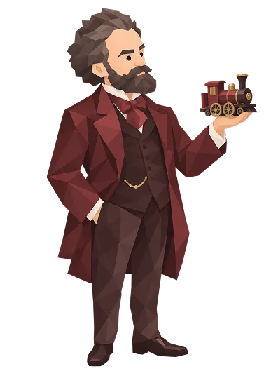 アントニン・ドヴォルザークの肖像イラスト